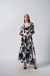 ankle length floral dress